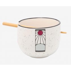 Demon Slayer Ramen Bowl with Chopsticks Logo 414 ml