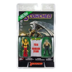 Spawn Action Figure 2-Pack with Comic Book Wave 2 Freak & Mandarin Spawn (Scorched no.13)