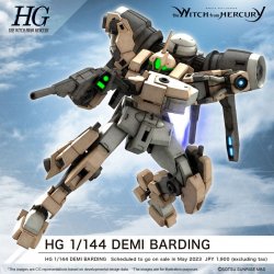 Gundam: The Witch from Mercury High Grade Plastic Model Kit 1/144 Demi Barding