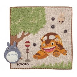 My Neighbor Totoro Mini Towel Bus Stop 25 x 25 cm