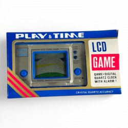 Play & Time Lcd Game - Space Shield MIB (Blue)