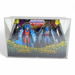 Masters of the Universe: Classics - Rokkon & Stonedar (San Diego Comic Con 2013 Exclusive) MIB in Acrylic Case