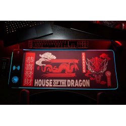 House of the Dragon Mousepad with Mobile Charger