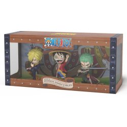 One Piece Freeny's Hidden Dissectables Vinyl Figure Luffy, Zoro and Sanji 10 cm