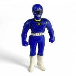 Power Rangers: Turbo / Gekisou Sentai Carranger - Soft Vinyl Hero Blue Ranger (Japan)