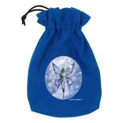 Anne Stokes Dice Pouch Snow Fairy