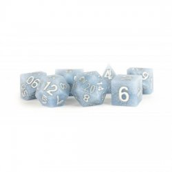 FanRoll Sharp Edge Silicone Dice Set Volcanic Soot (7)