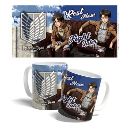 Attack on Titan Mug Rest Now
