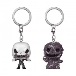 Nightmare Before Christmas POP! Vinyl Keychain 2-Pack Jack/Oogie 4 cm