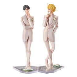 Doukyusei PVC Statues 2-Pack 1/7 Hikaru Kusakabe & Licht Sajo: Wedding Ver. 24 cm