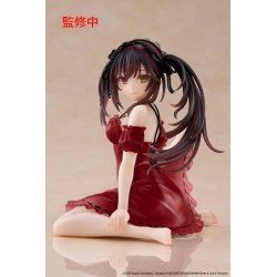 Date A Live V PVC Statue Desktop Cute Figure Kurumi Tokisaki Nightwear Ver. Renewal 13 cm