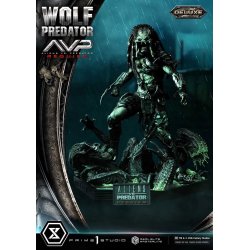 Alien vs. Predator Real Elite Masterline Series Statue 1/3 Requiem Wolf Predator Deluxe Bonus Ver. 95 cm