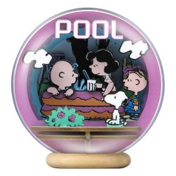Peanuts Puremind Model Kit Wooden Theater Globe Cool Pool