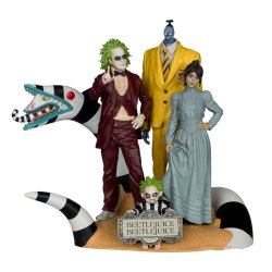 Beetlejuice Beetlejuice Movie Maniacs PVC Statue 4-Pack 15 cm