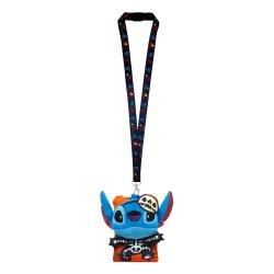 Lilo & Stitch Lanyard Stitch Skeleton with Card Holder