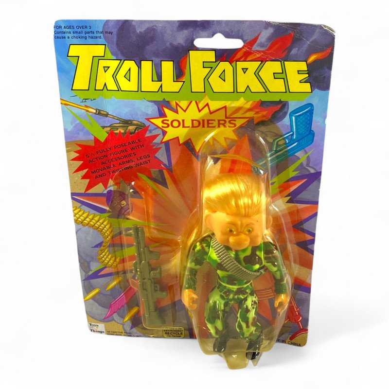 Vintage Troll Force - Jungle Fighter Action Figure | De Toyboys