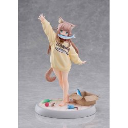 My Cat Is a Kawaii Girl Statue 1/6 Kinako Play With Ver. AmiAmi Limited Edition 21 cm