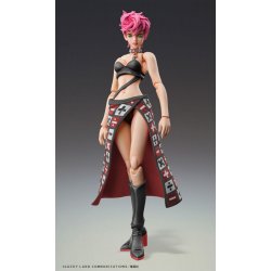 JoJo's Bizarre Adventure Part 5 Super Action Action Figure Chozokado Trish Una Black Ver. 15 cm