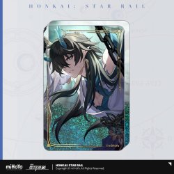 Honkai: Star Rail Light Cone Acryl Ornament with Glitter: Brighter Than the Sun 9 cm
