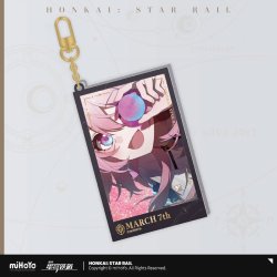 Honkai: Star Rail Countdown Departure Series Acrylic Keychain March 7th Glitter 9 cm