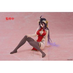 Overlord PVC Statue Desktop Cute Figure Albedo Chinese Dress Ver. Renewal 13 cm