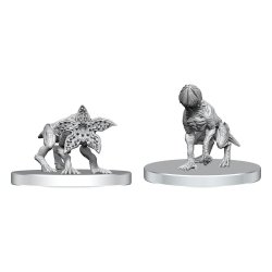 Stranger Things Unpainted Miniatures Demodogs