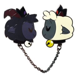 Cult of The Lamb Pin Badge Goat & Lamb 5 cm