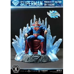 DC Comics Throne Legacy Collection Statue Statue 1/4 Superman Fortress of Solitude on Throne Ultimate Bonus Version