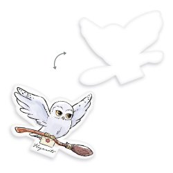 Harry Potter Pillow Hedwig Flying 38 cm