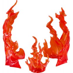 The Simple Effect Parts for Figures Flames: Red