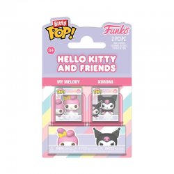 Hello Kitty Bitty POP! Vinyl Figures 2-Pack My Melody&Kuromi 2 cm