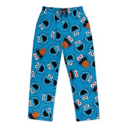 Sesame Street Jersey Pants Cookie Monster Size M