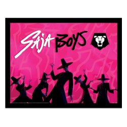 KPop Demon Hunters Collector Print Framed Poster Saja Boys Idol