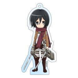 Attack on Titan Acrylic Keychain Mikasa Holographic 8 cm