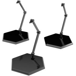The Simple Stand Mini Nendoroid More for Mini Figures & Models Black Hex Type 3-Pack