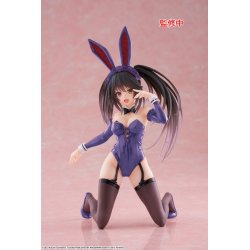 Date A Live V PVC Statue Desktop Cute Figure Kurumi Tokisaki Bunny Ver. Renewal 13 cm