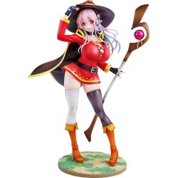 Super Sonico x Konosuba PVC Statue 1/7 Super Sonico Megumin collaboration Ver. 25 cm