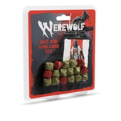 Werewolf: The Apocalypse 5th Edition RPG Dice and Form Card set