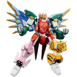 The Red Ranger Becomes an Adventurer in Another World Plastic Model Kit Maximum Kizuna Kaiser 17 cm