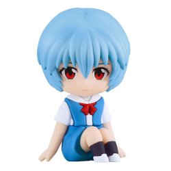 Rebuild of Evangelion Rubber Mascot Nendroid Plus Mini Figure Rei Ayanami 8 cm