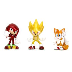 Sonic the Hedgehog Nano Metalfigs Diecast Mini Figures 3-Pack 5 cm