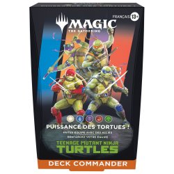 Magic the Gathering Teenage Mutant Ninja Turtles Commander Decks Case (4) french
