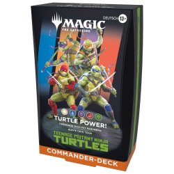 Magic the Gathering Teenage Mutant Ninja Turtles Commander Decks Case (4) german