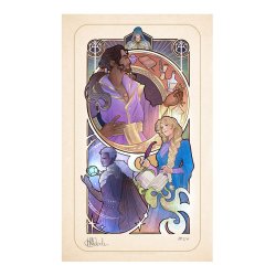 Critical Role Art Print Matthew Mercer: 10th Anniversary Art Nouveau Illustrations 46 x 28 cm - unframed