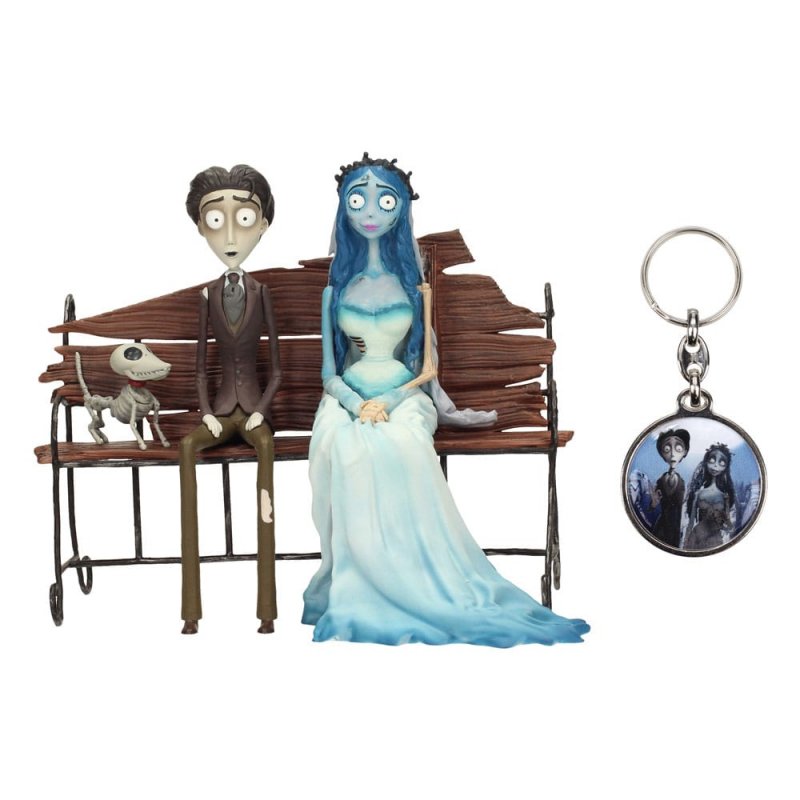 thumbnail image 2 of Corpse Bride's Victor And Emily Amigurumi Keychain Set | Moon Bunny Crochet 2 of 12