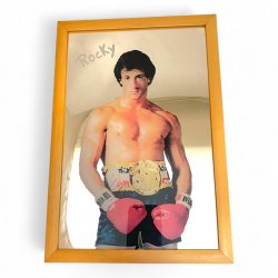 Rocky Balboa / Sylvester Stallone Mirror Picture (23x33 cm)