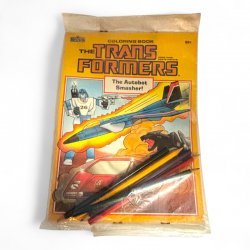 Transformers Coloring Book & Pencils