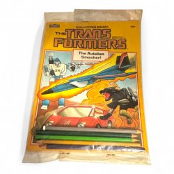 Transformers Coloring Book & Pencils