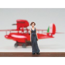 Porco Rosso model kit with figure 1/48 Savoia S.21F Version 2 & Gina