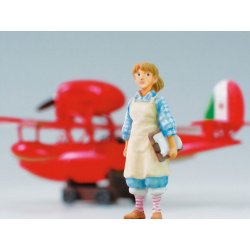 Porco Rosso model kit with figure 1/72 Savoia S.21F Version 2 & Fio